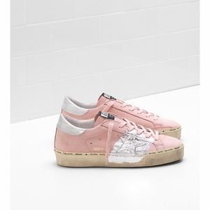 Golden Goose deluxe brand Hi Star Sneakers / Pink